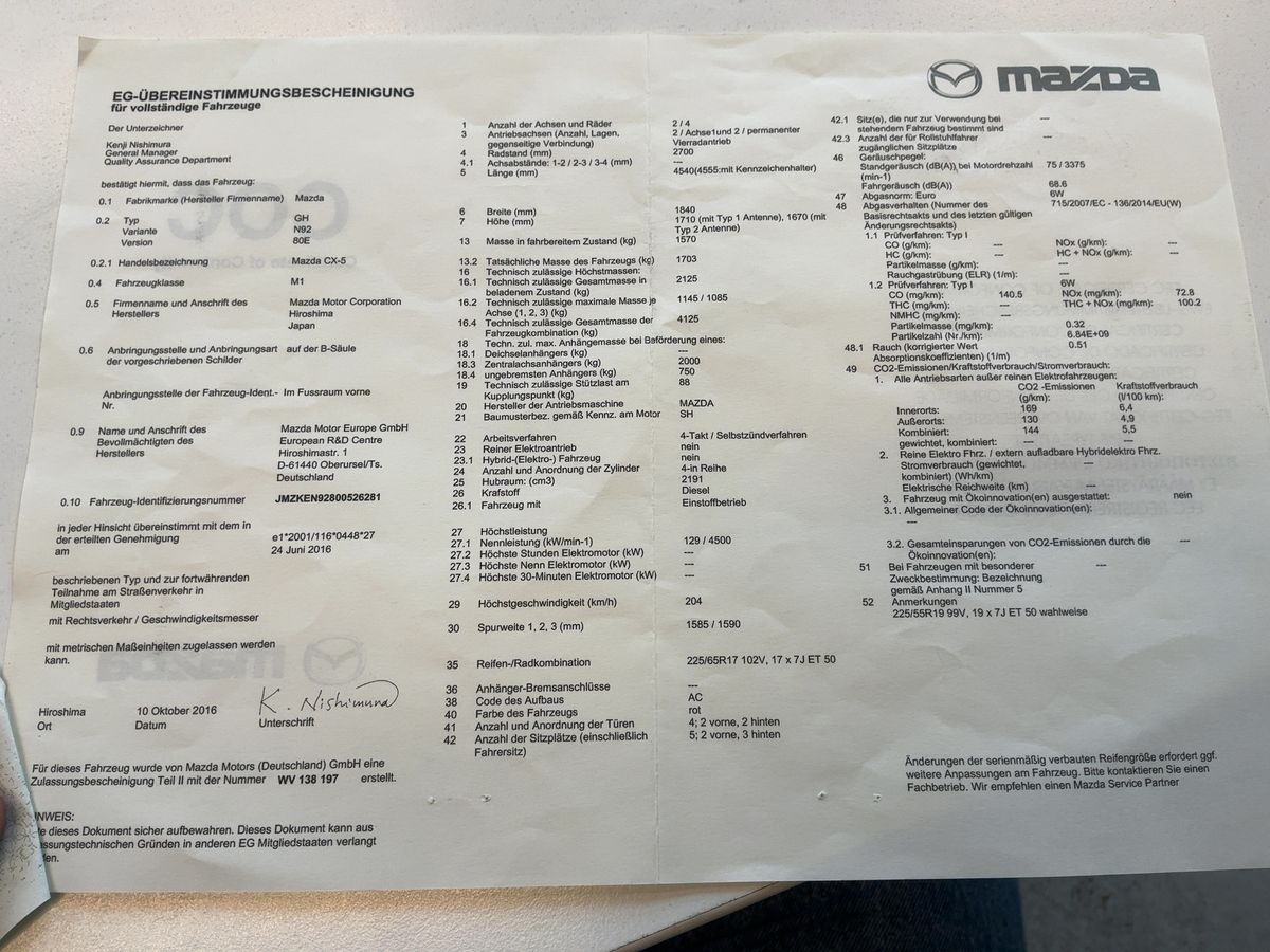 Mazda CX-5 d'occasion