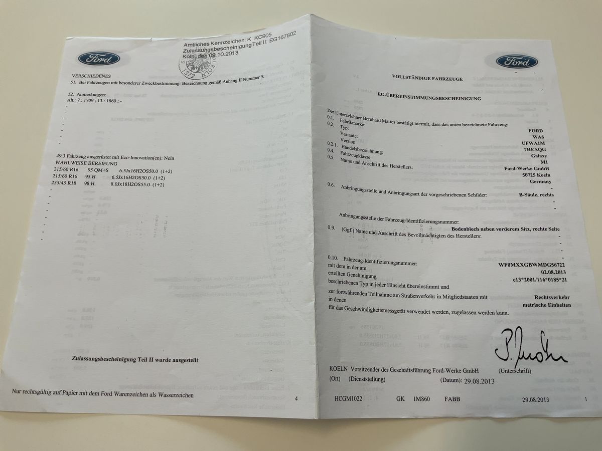 Ford Galaxy 2.0 TDCi Titanium