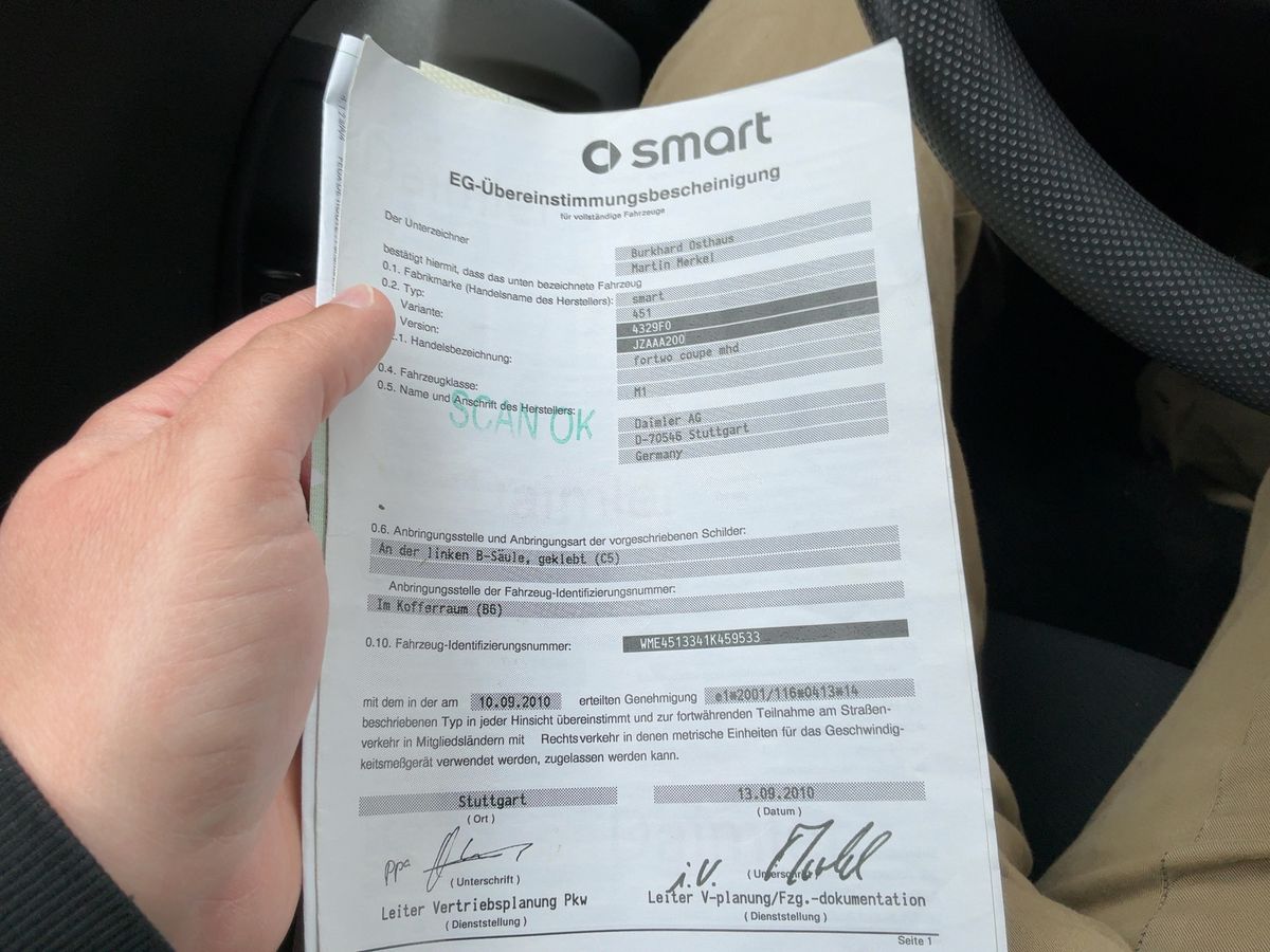 Smart fortwo d'occasion