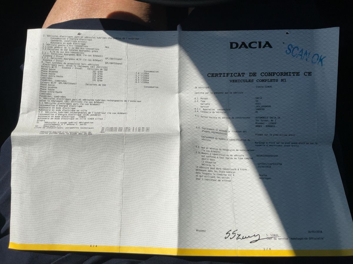 Dacia Sandero d'occasion