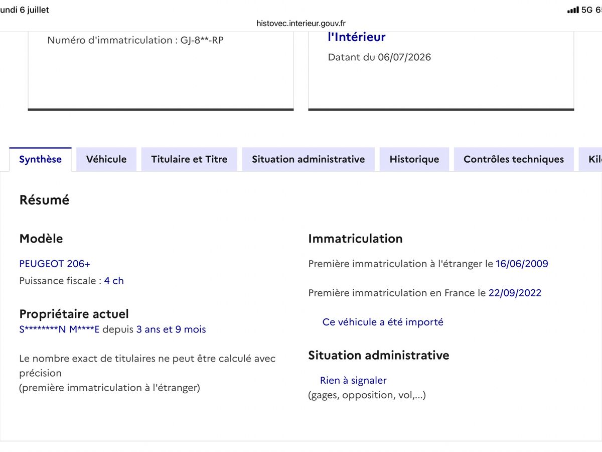 Peugeot 206+ d'occasion