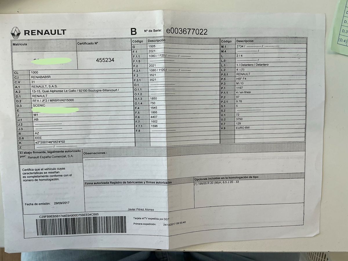 Renault Scenic d'occasion