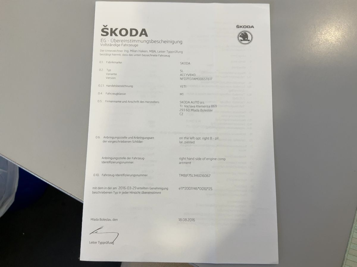 Skoda Yeti d'occasion
