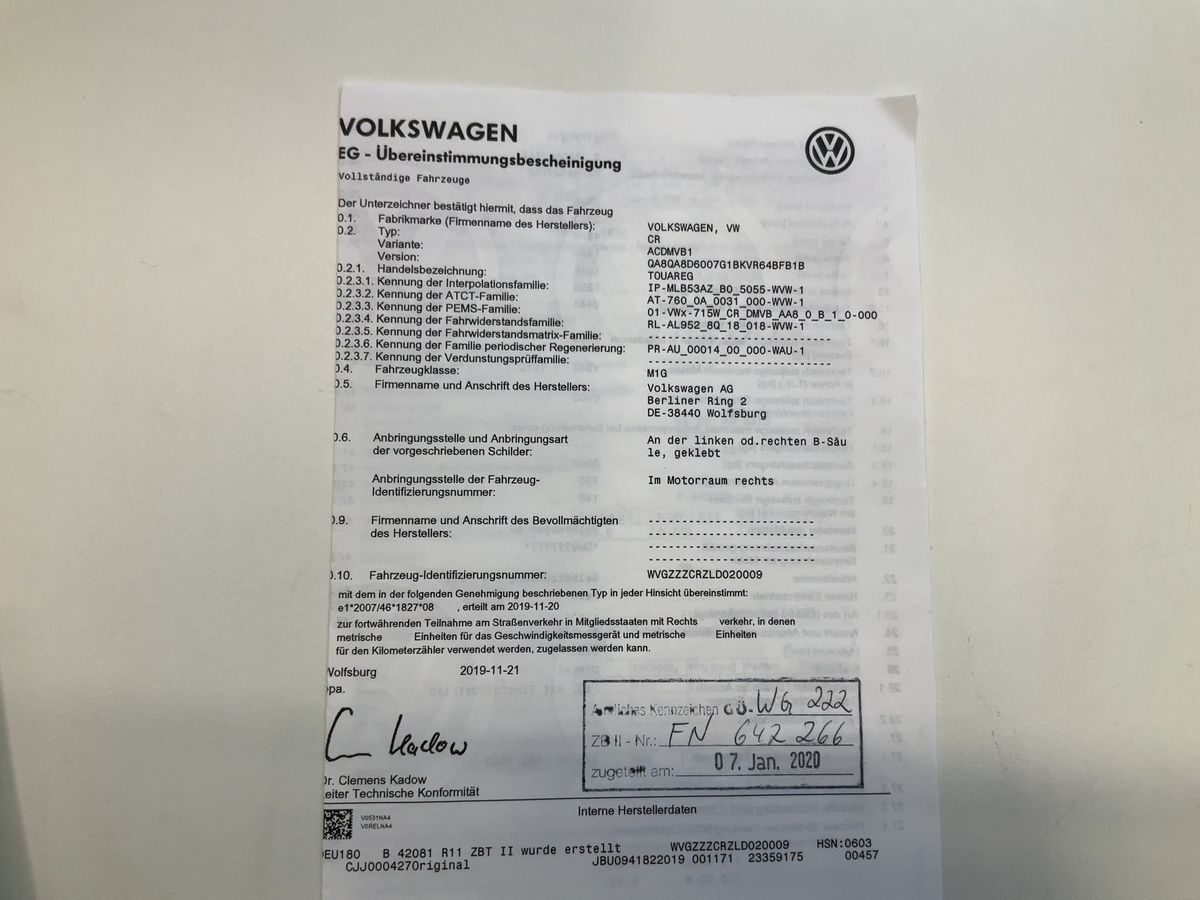 Volkswagen Touareg d'occasion