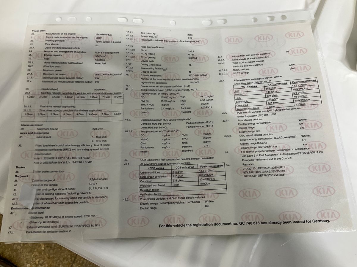 Kia Stinger d'occasion