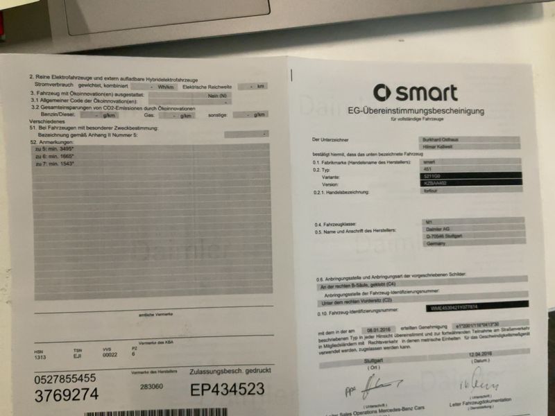 Smart forfour 1.0 Basis Prime — zdjęcie 16