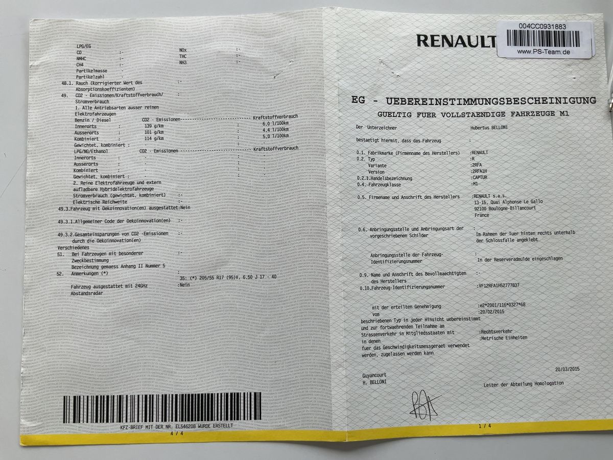 Renault Captur d'occasion