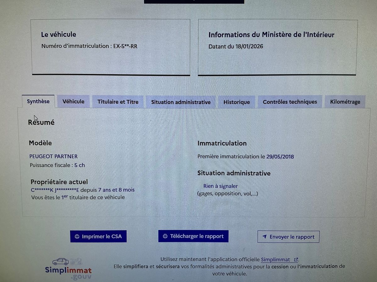 Peugeot Partner d'occasion