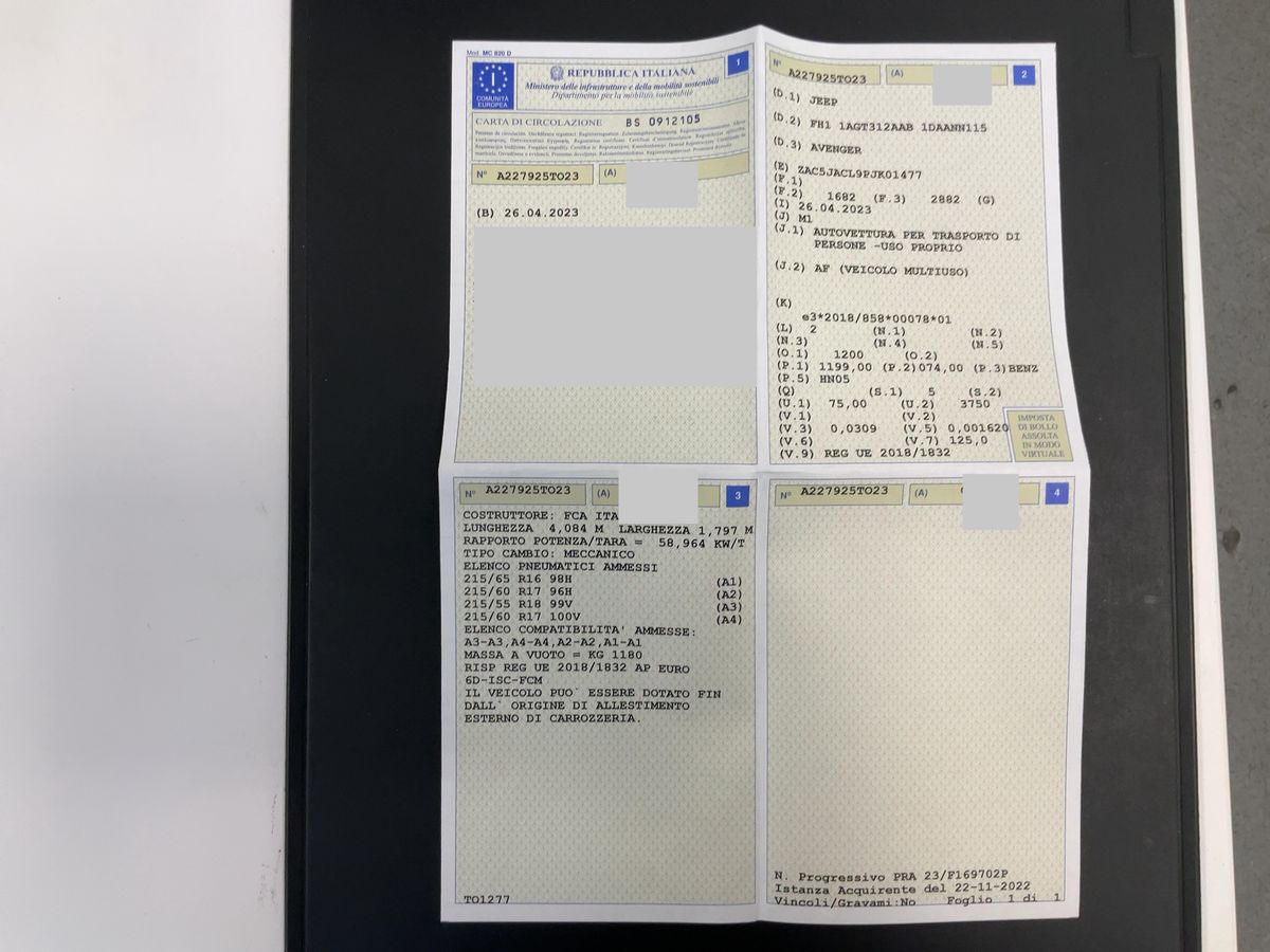 Jeep Avenger d'occasion