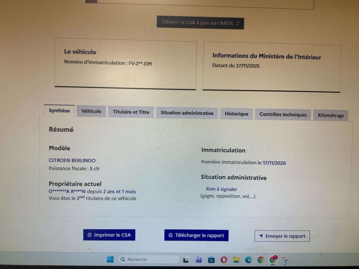 Citroen Berlingo d'occasion