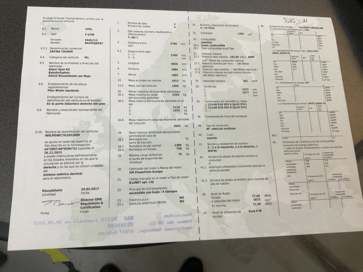 Opel Zafira d'occasion