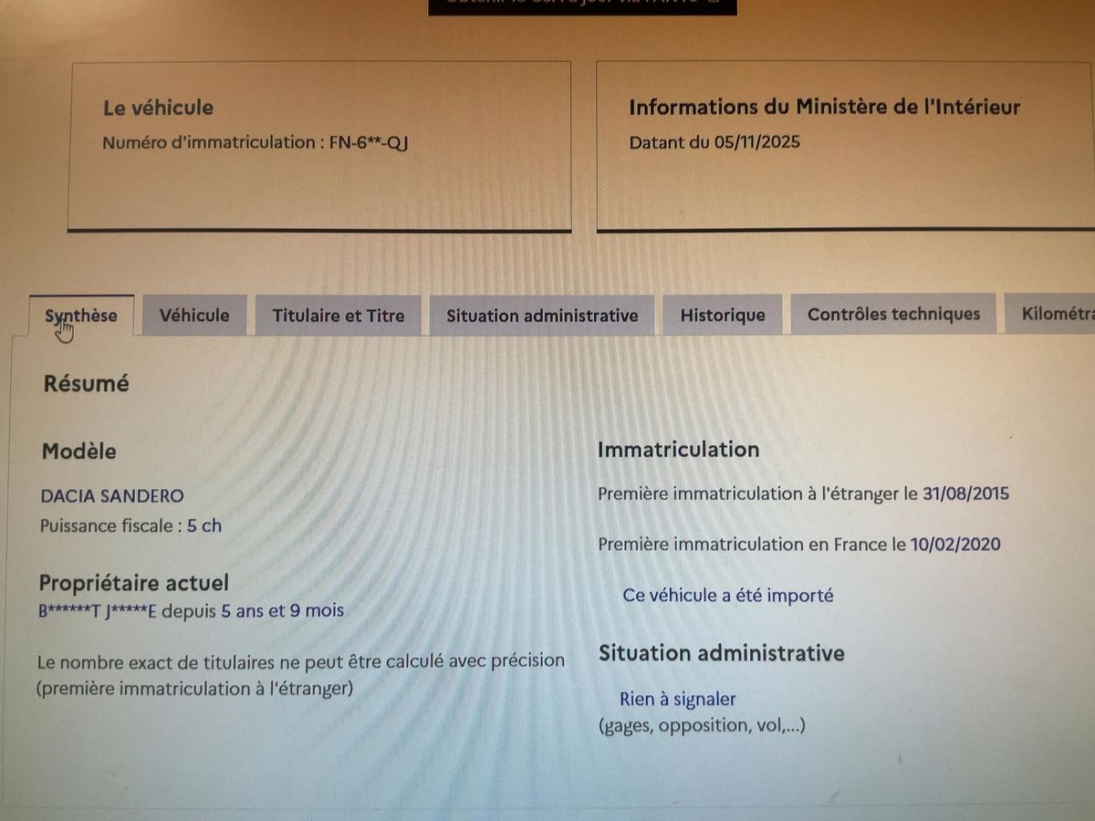 Dacia Sandero d'occasion