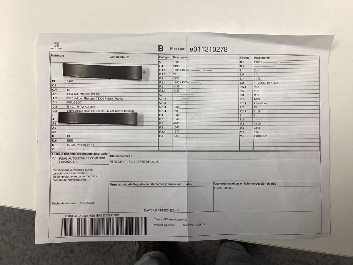 Peugeot Rifter d'occasion