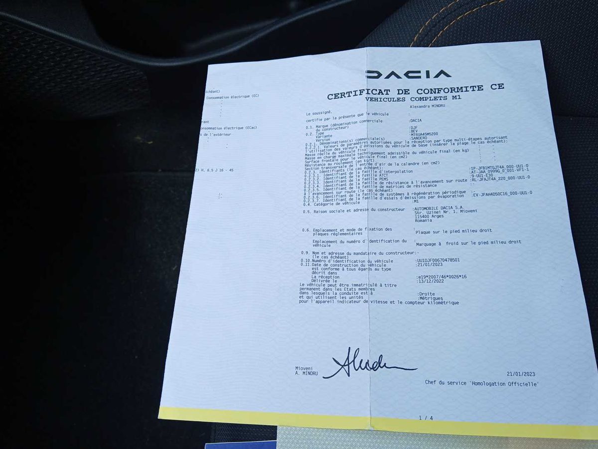Dacia Sandero d'occasion