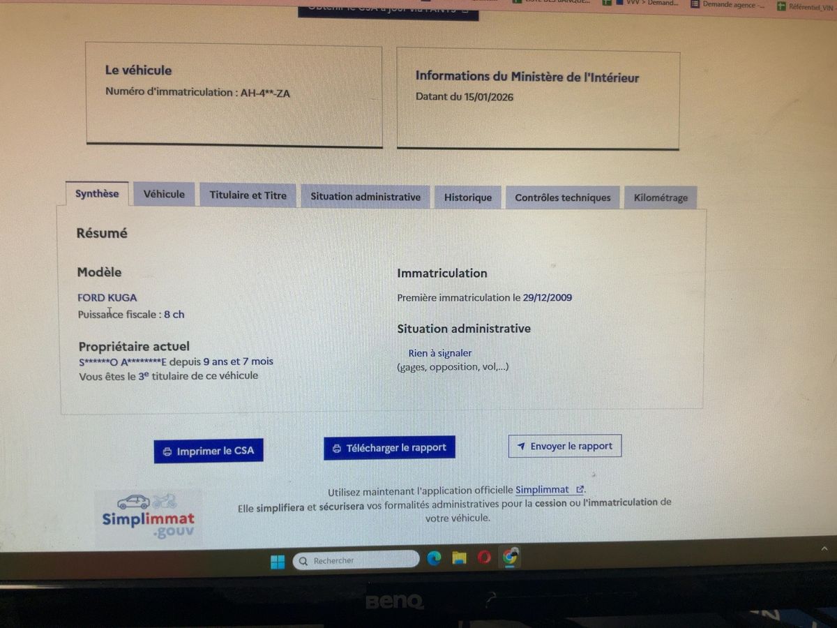 Ford Kuga d'occasion