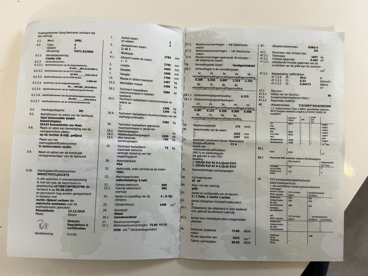 Opel Combo d'occasion