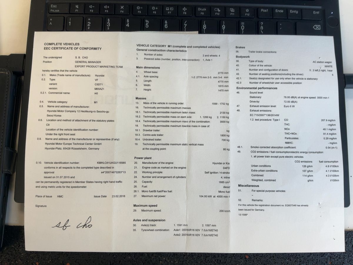 Hyundai i40 d'occasion