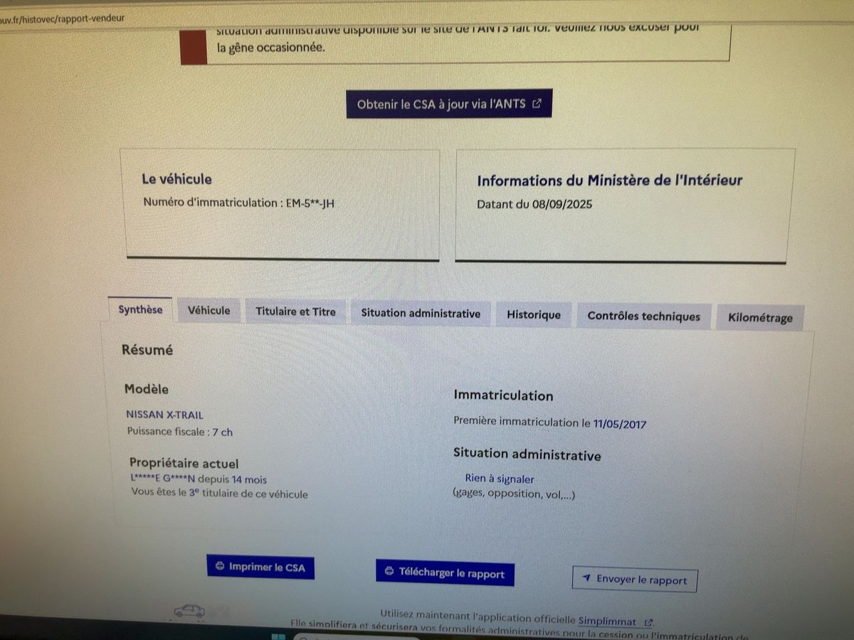 Nissan X-Trail d'occasion