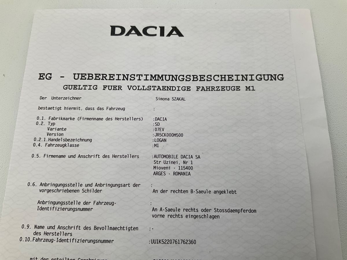 Dacia Logan d'occasion