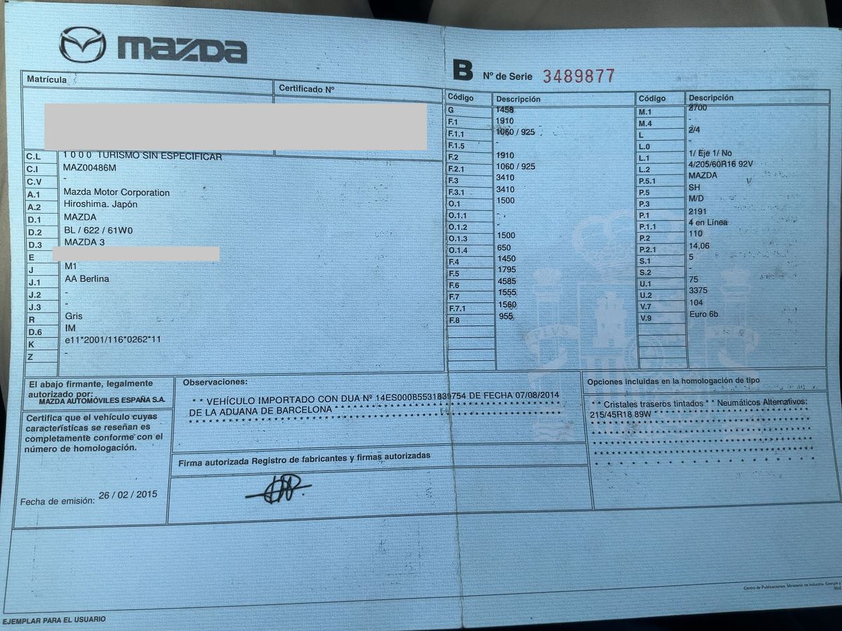 Mazda 3 d'occasion