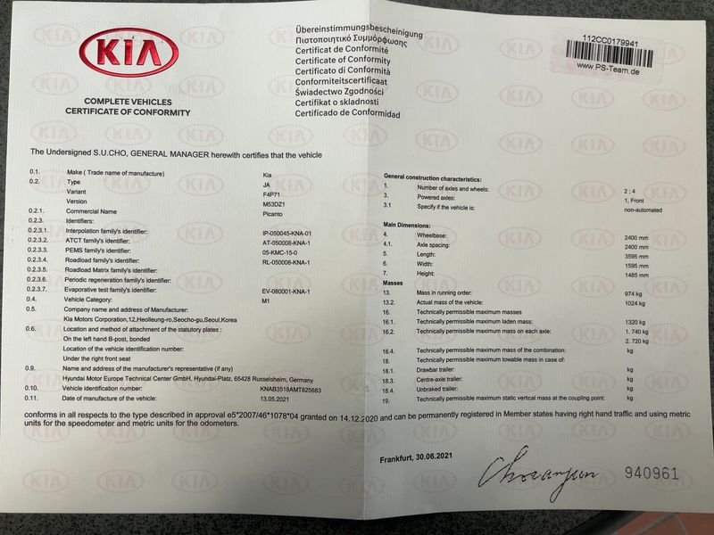 Kia Picanto 1.0 Dream Team — zdjęcie 16
