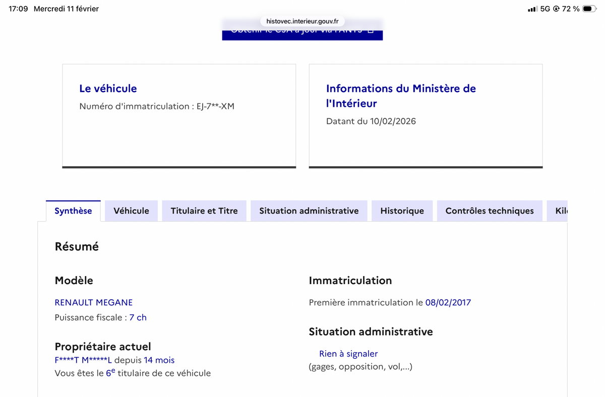 Renault Megane d'occasion