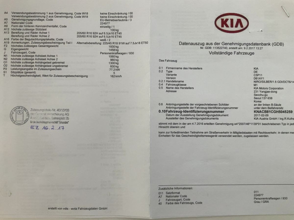 Kia Niro d'occasion