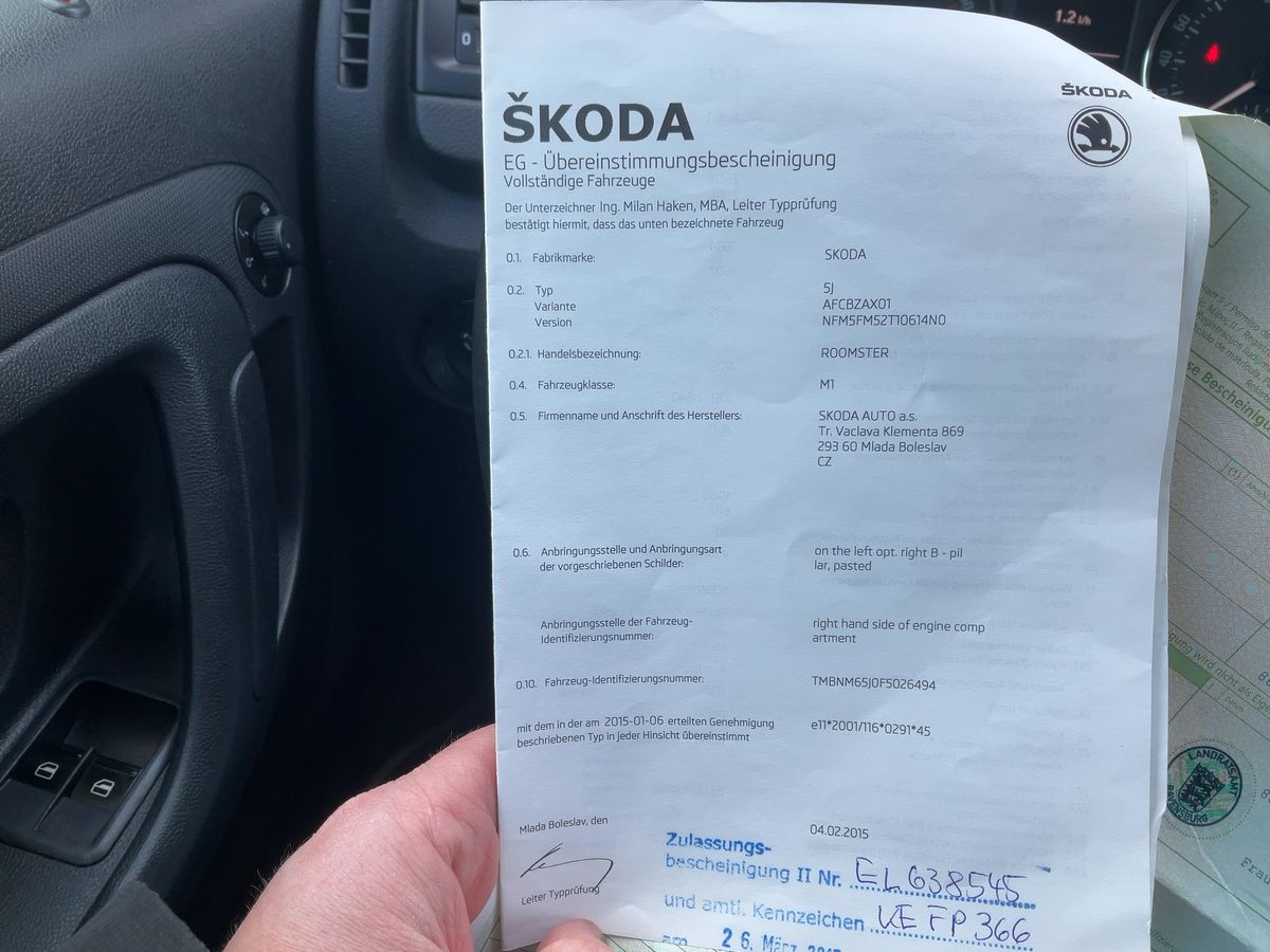 Skoda Roomster d'occasion
