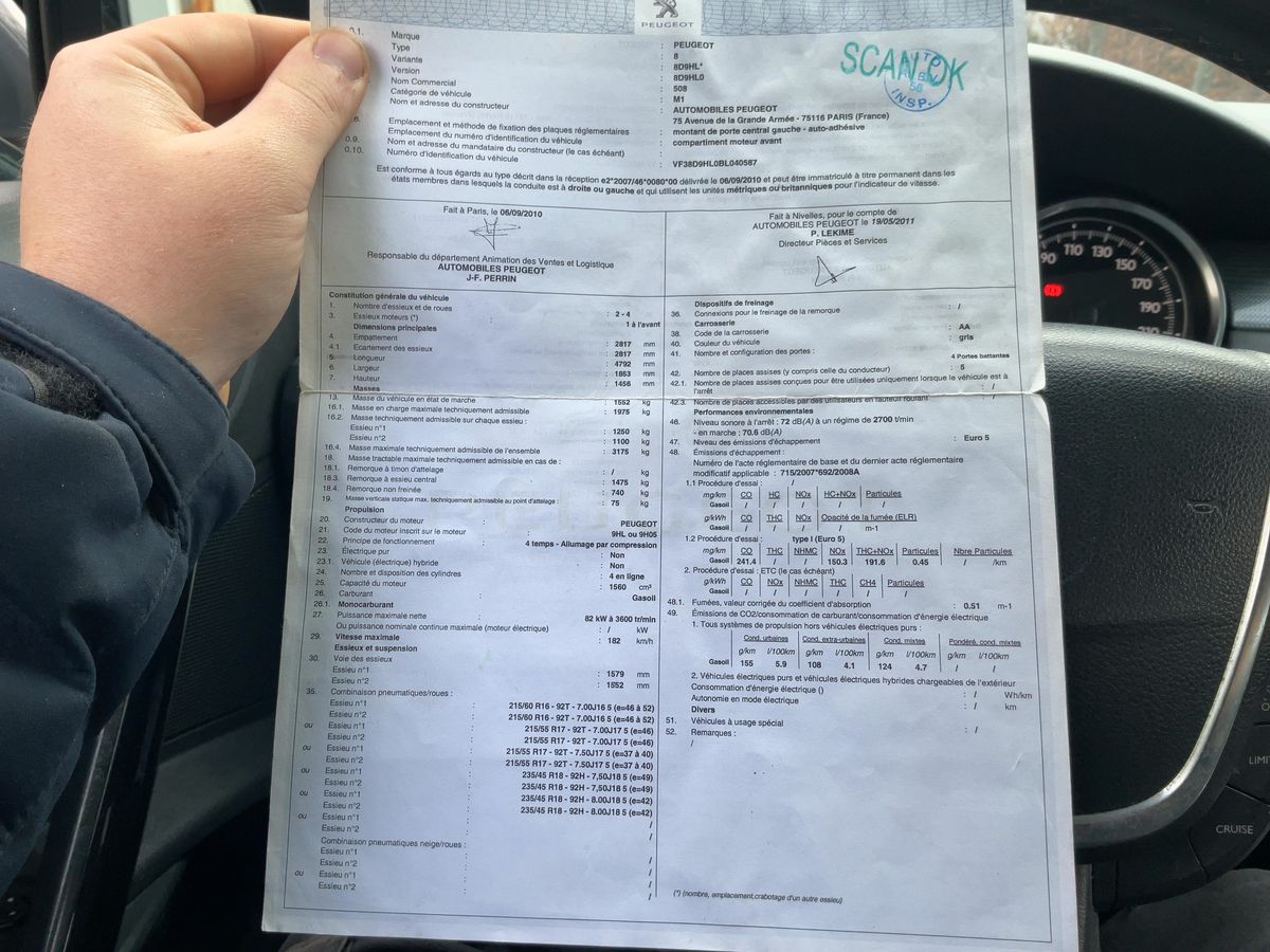 Peugeot 508 d'occasion