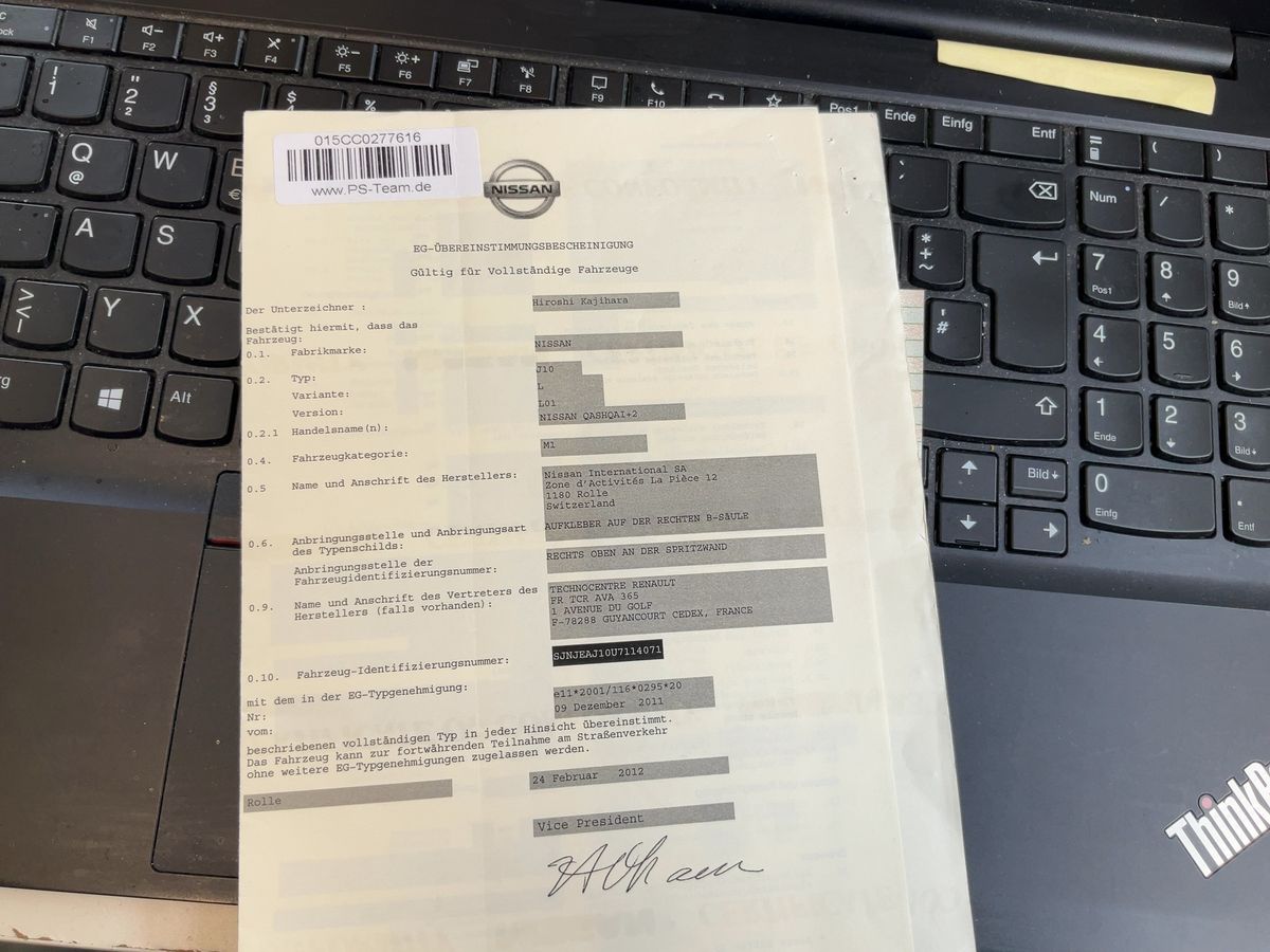 Nissan Qashqai+2 d'occasion