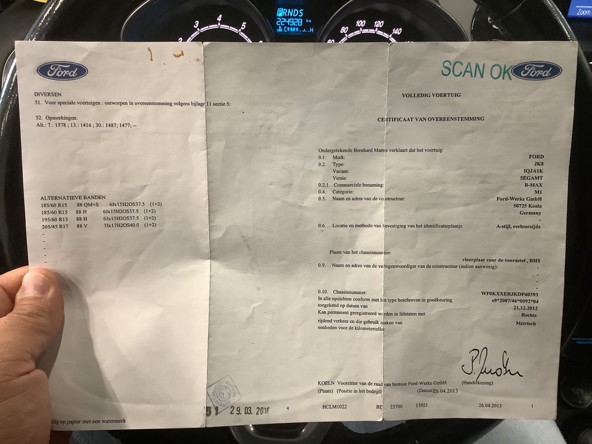 Ford B-Max d'occasion