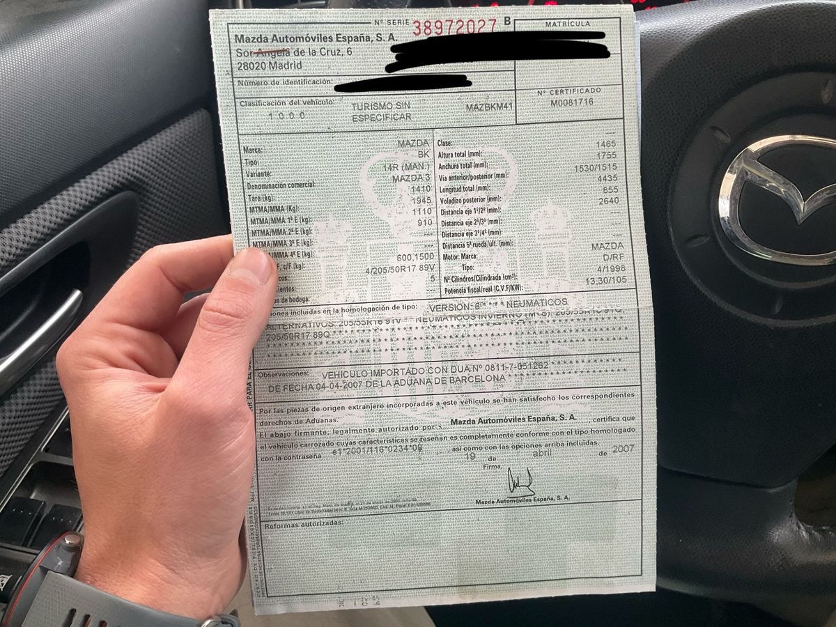 Mazda 3 2.0 Diesel CRDT Sportive