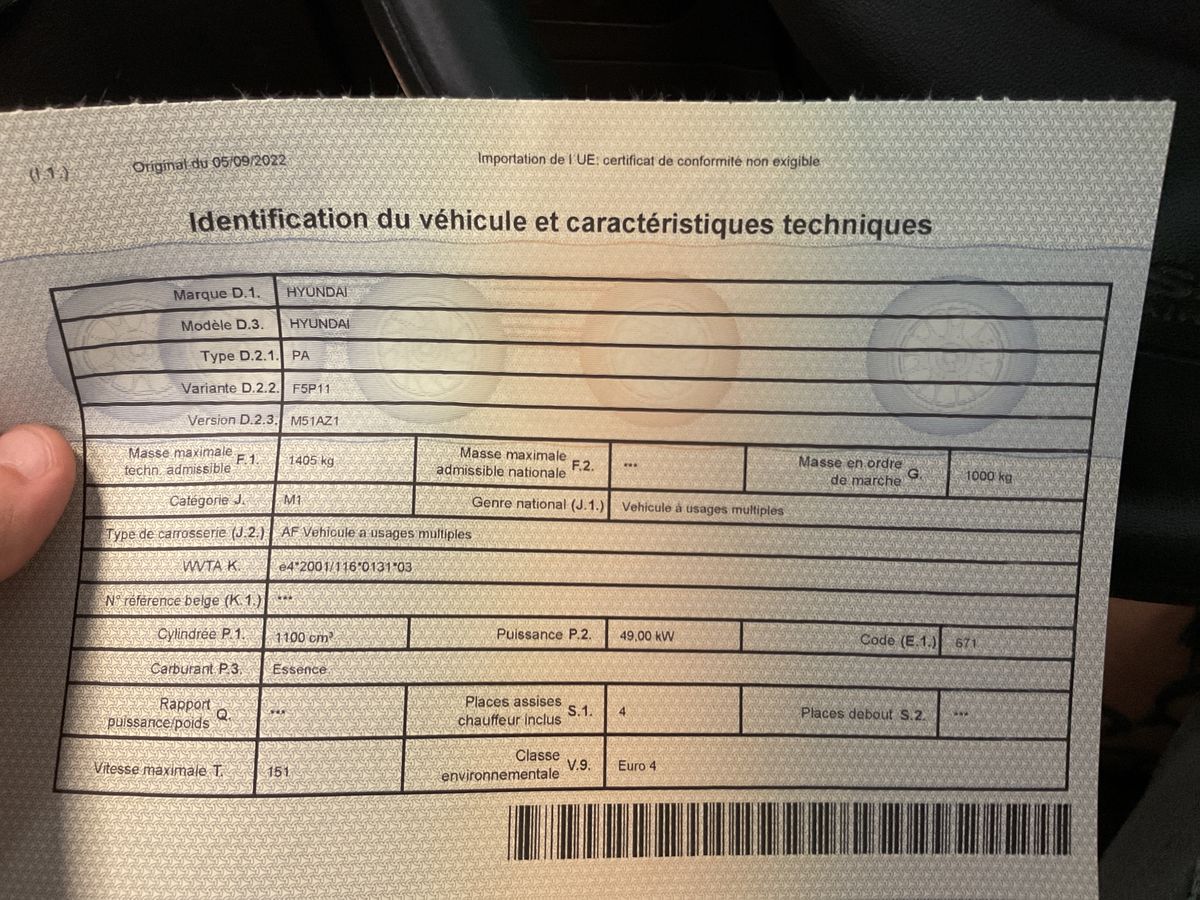 Hyundai i10 d'occasion