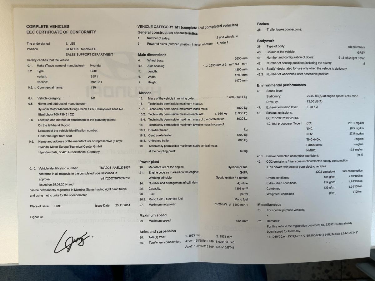 Hyundai i30 d'occasion