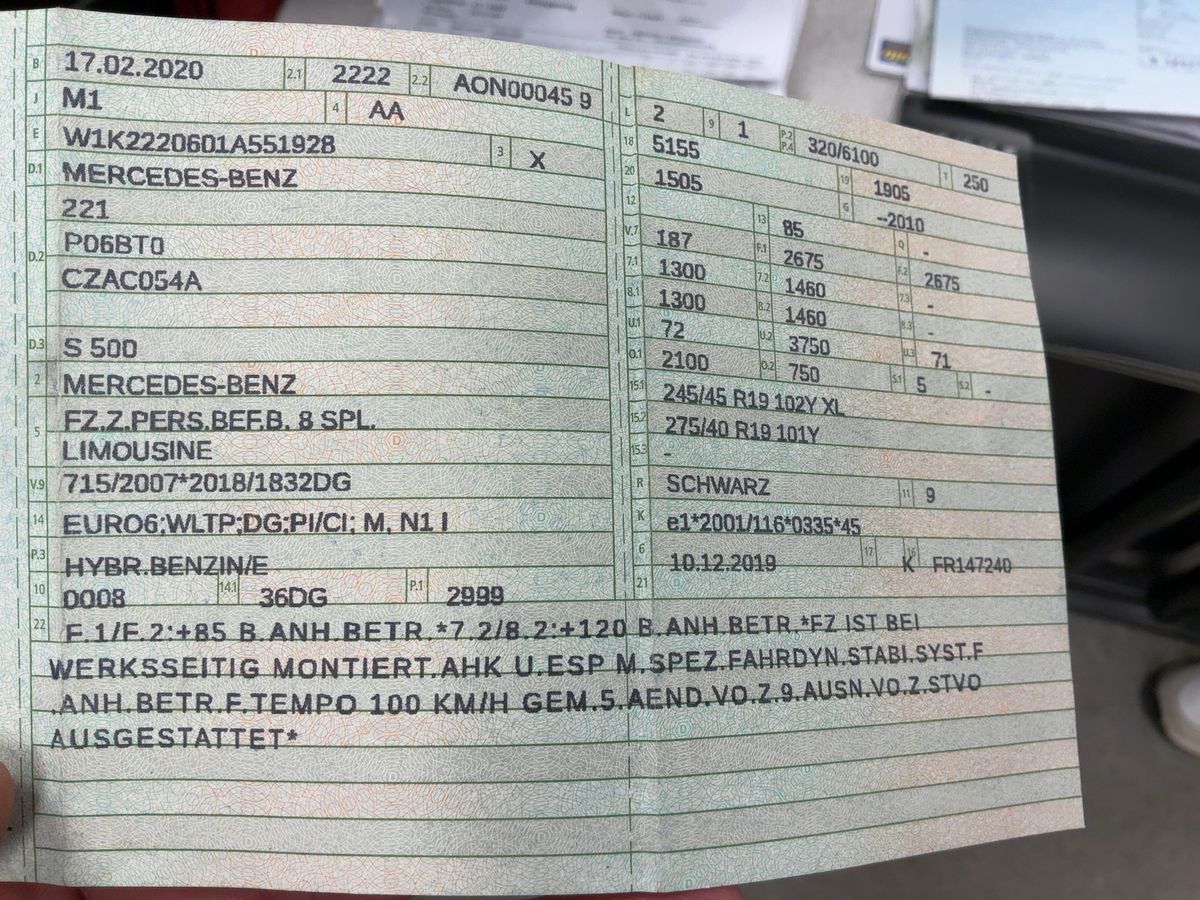 Mercedes-Benz S-Klasse d'occasion