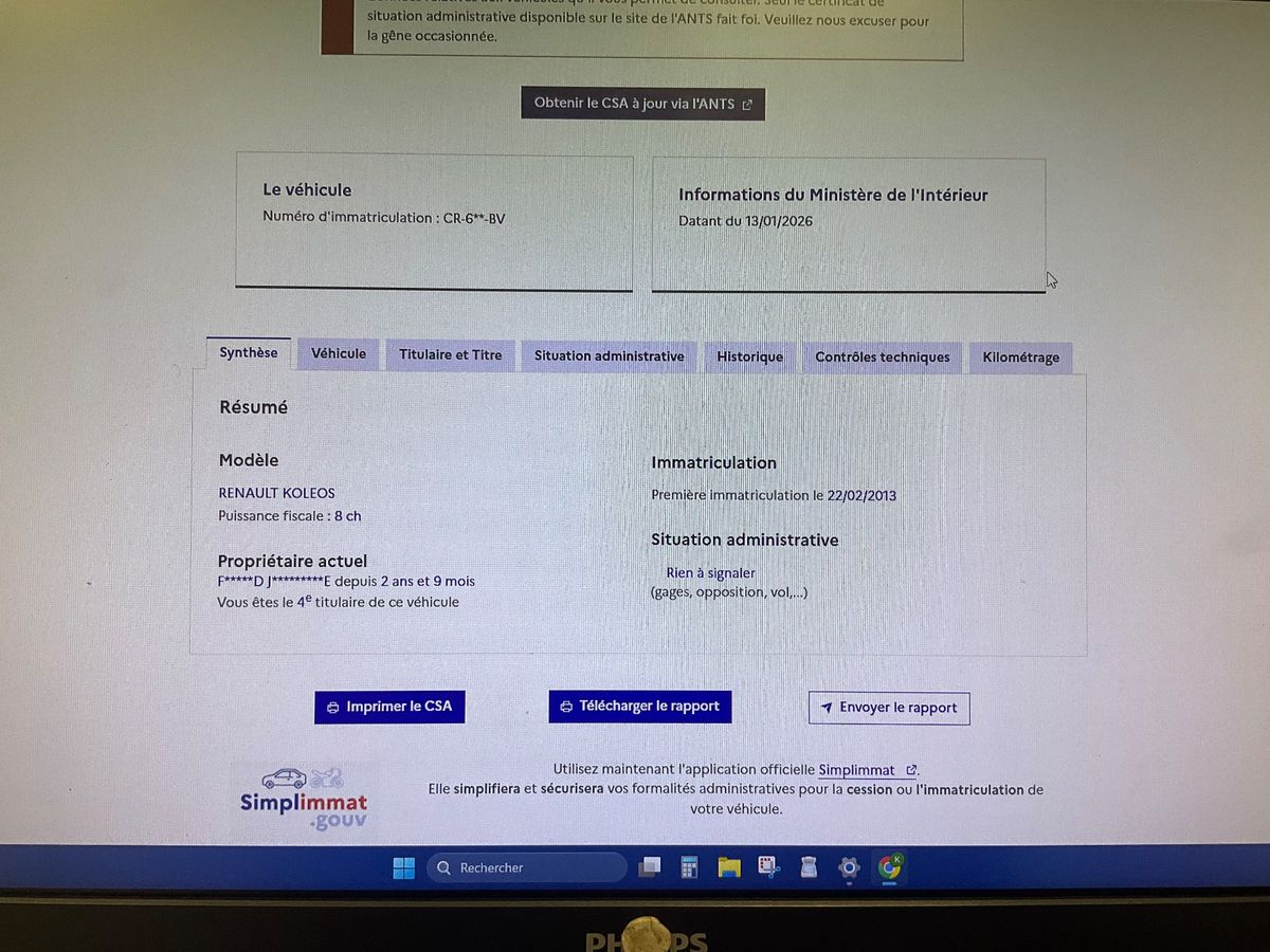 Renault Koleos d'occasion